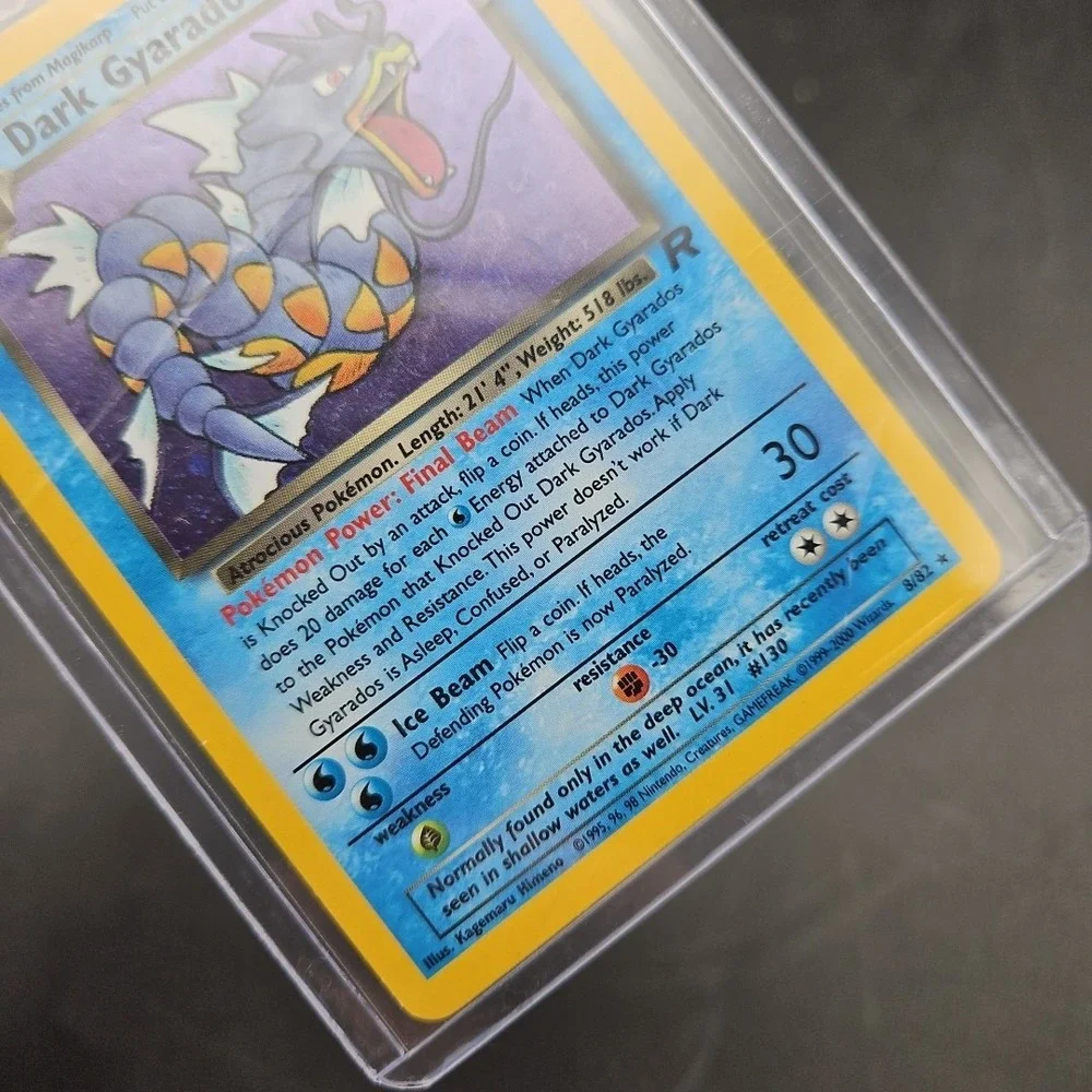Pokémon Dark Gyarados Team Rocket Holo Rare 8/82 70 HP English TCG Card